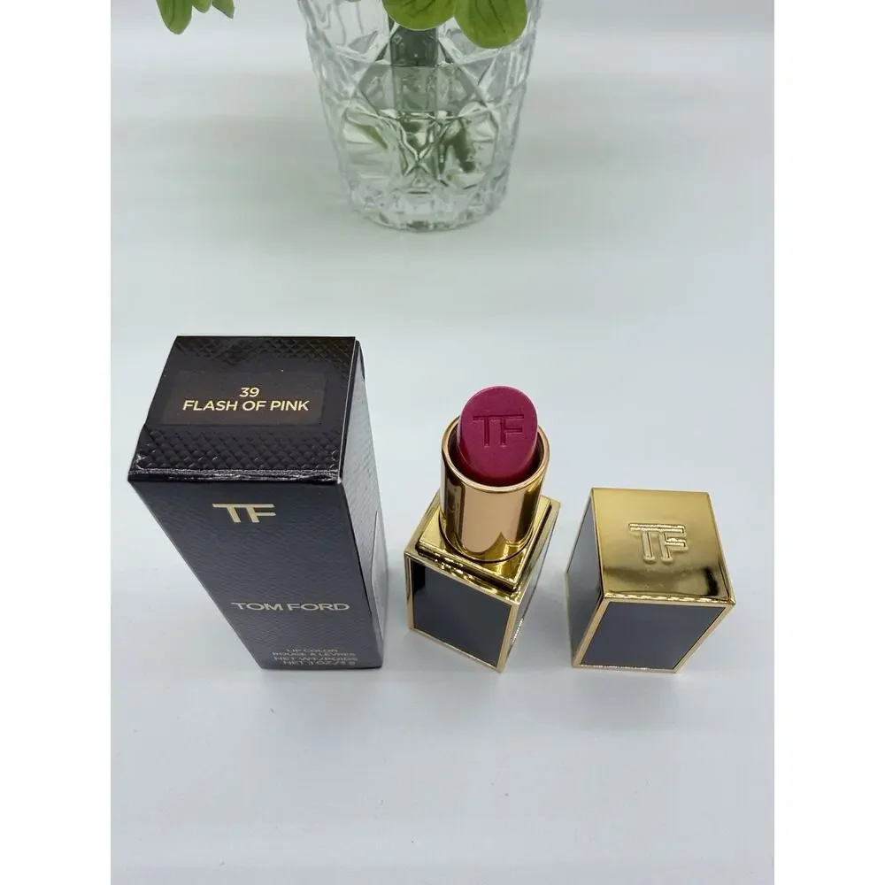 Tom Ford TF Lip Color Lipstick 39 Flash Of Pink 0.1oz Shimmer Full Size